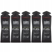 SIS ŻEL ENERGETYCZNY 5x60ml BETA FUEL ENERGY | Strawberry&Lime / Truskawka