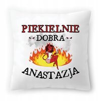 Poduszka Dla Anastazji Na Urodziny Na Prezent Z Nadrukiem Ze Zdjęciem