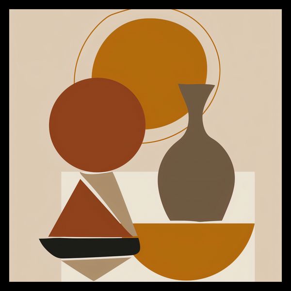 Plakat 30x30cm Geometryczna Utrata zdjęcie 2