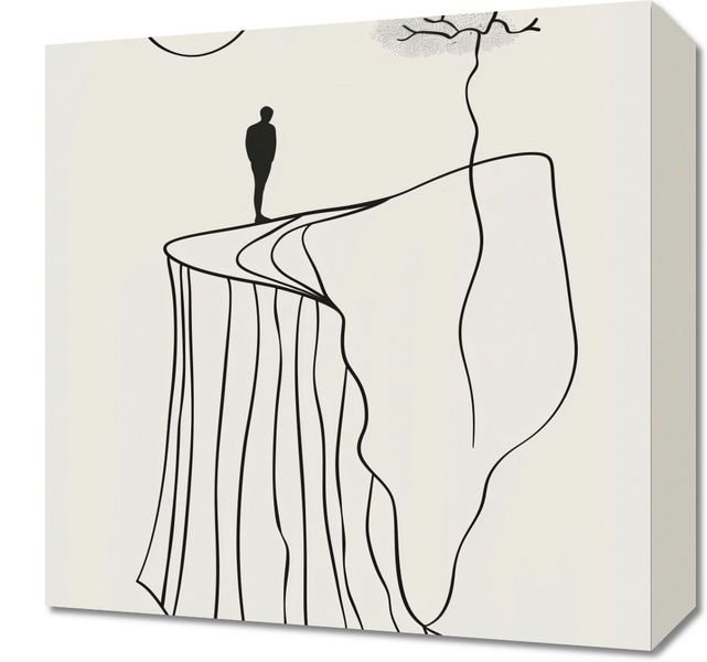 Obraz 40x40cm Samotność i Wzniosłość zdjęcie 1