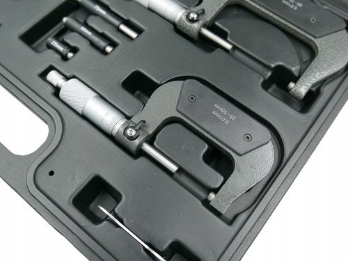 MIKROMETRY 0-100 mm ZESTAW 4x MIKROMETR ZEWNĘTRZNY na Arena.pl