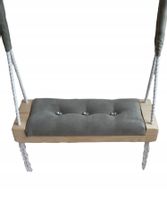Huśtawka siedzisko dom ogród tapicerowana SZARA