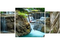 80X40CM ZEGAR NAD WODOSPADEM OBRAZ