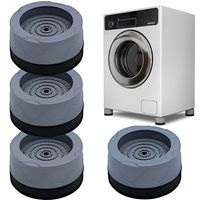 PODKŁADKI ANTYWIBRACYJNE GUMOWE POD PRALKĘ ZMYWARKĘ SUSZARKĘ LODÓWKĘ 4 SZT