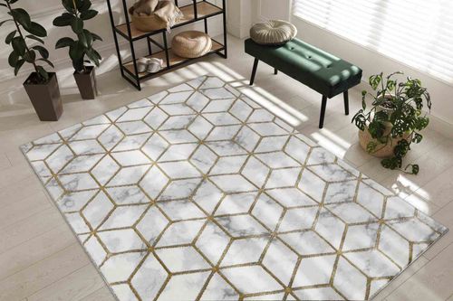 RUG/LU/ESTEMA/CUBES/CREAM+GOLD/120x170 na Arena.pl