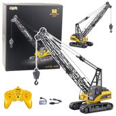 Dźwig Gąsienicowy Żuraw Zdalnie Sterowany RC Światła Dźwięk Huina 1:14