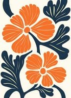 Plakat 13x18cm Wieniec Minimalistyczny , Wnętrza Styl Skandynawski, Boho