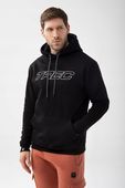 Czarna męska bluza z kapturem BASIC HOODIE 151 TREC BLACK rozmiar XL