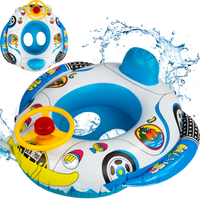 Koło Do Pływania Dla Dzieci Ponton Auto Autko Z Kierownicą