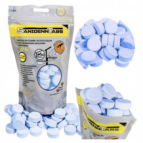 TABLETKI DO SZAMBA OCZYSZCZALNI BAKTERIE NA ROK SANIDENN TABS BIO na Arena.pl