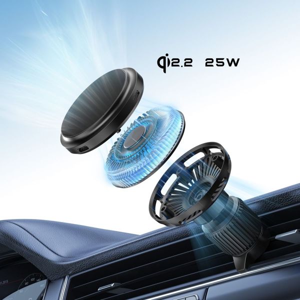 tech-protect v9 arcticboost magnetic magsafe dashboard & vent car zdjęcie 7
