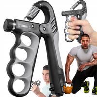 ŚCISKACZ DO RĄK 100KG REGULOWANY Z LICZNIKIEM ERGONOMICZNY Z REGULACJĄ OPÓR