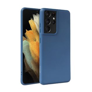 Crong Color Cover - Etui Samsung Galaxy S21 Ultra (niebieski)