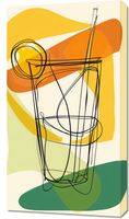 Obraz 50x90cm Koktajl Artystyczny