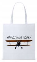 Dla Córki Córeczki Prezent Torba Eco Biała Shopper Z Nadrukiem Ze Zdjęciem