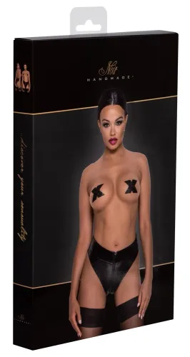 noir xl - wysokie majtki z zamkiem, czarne, powerwetlook na Arena.pl