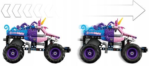 42220 - LEGO Technic - Monster Jam™ Sparkle Smash™ z napędem typu pull-back na Arena.pl