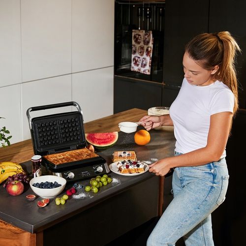 Gofrownica Yoer 2 duże gofry +5 automatycznych prog. + Regulacja na Arena.pl