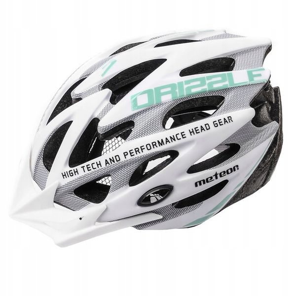 KASK ROWEROWY METEOR MV29 DRIZZLE M 55-58biały zdjęcie 2