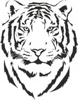 NAKLEJKI na ścianę TYGRYSY tygrys LEW naklejka 160