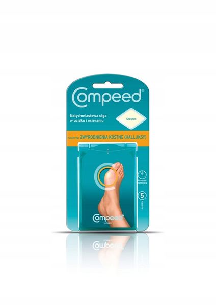 COMPEED plastry na halluksy 5 szt x2 zdjęcie 2