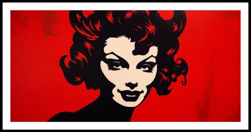 Plakat 91,3x44,5cm Czerwona Diablica na Arena.pl