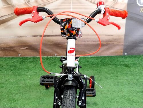 Rower dziecięcy dla chłopca 16" 3 lata+| BOCZNE KÓŁKA, BŁOTNIKI, DZWONEK na Arena.pl