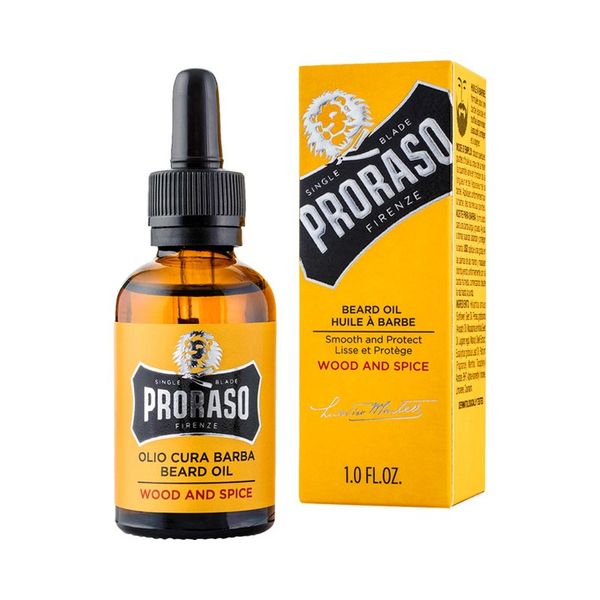 PRORASO Olejek do brody Wood & Spice 30ml zdjęcie 1