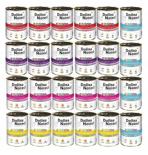 DOLINA NOTECI PREMIUM JUNIOR MIX SMAKÓW 24 X 400G na Arena.pl