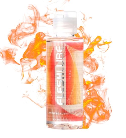 Rozgrzewający żel poślizgowy - Fleshlube Fire zdjęcie 3