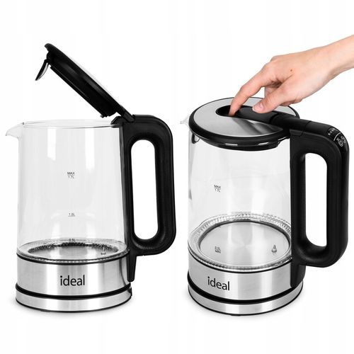 Czajnik elektryczny Ideal IK1103 2200 W 1,7 l czarny na Arena.pl