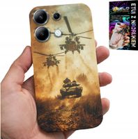 ETUI DO XIAOMI NOTE 13 PRO 5G - HELIKOPTER WOJSKOWY CZOŁG MILITARIA CASE