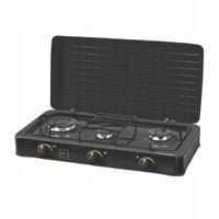 KUCHENKA GAZOWA TURYSTYCZNA 3 PALNIKOWA CZARNA STELLA STKGC-03