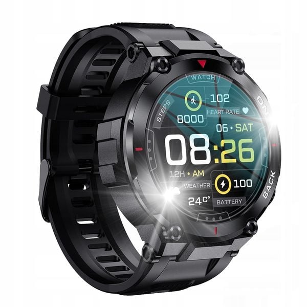 Smartwatch niktrade 206475666 czarny zdjęcie 1