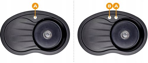 ZLEW ZLEWOZMYWAK GRANIT 8 kolorów 85x55 + SYFON na Arena.pl