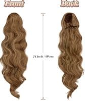 Feshfen syntetyczne doczepy przedłużki do włosów WQ22-01P8AC/18 blond