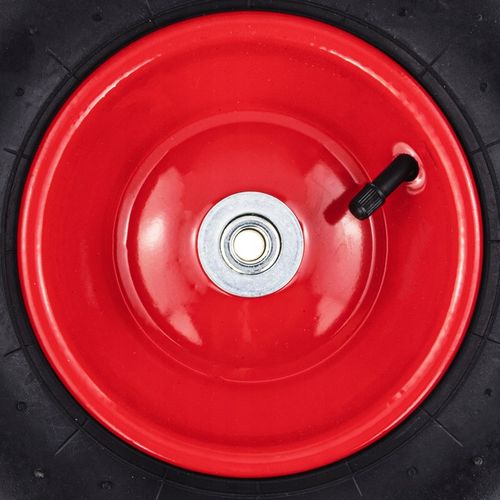 KOŁO KÓŁKO DO TACZKI WÓZKA Z OŚKĄ OSIĄ 400-6 WZMOCNIONE 4-PŁÓCIENNE DĘTKA na Arena.pl