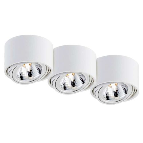 Regulowany plafon LUMOS 3 70253301 Kaspa natynkowy downlight biały na Arena.pl