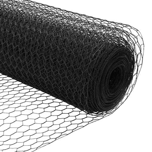 Ogrodzenie z słupkami Szary 0.6 x 50 m Stal pokryta PCV na Arena.pl