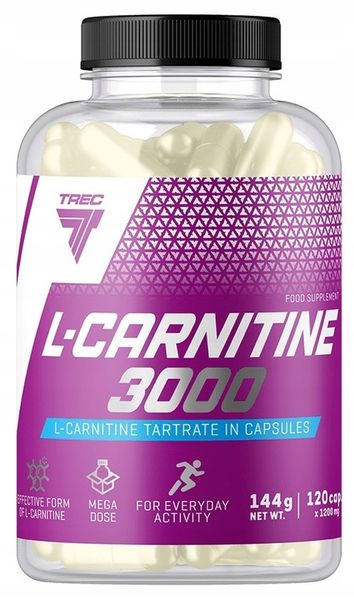 TREC L-CARNITINE 3000 120k REDUKCJA L-KARNITYNA SPALACZ TŁUSZCZU zdjęcie 1