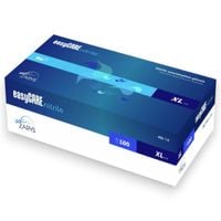 rękawice nitrylowe niebieskie bezpudrowe xl 100szt zarys