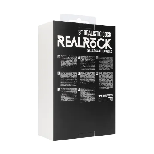 realrock model 20 cm z przyssawką, anatomiczny design, guma na Arena.pl