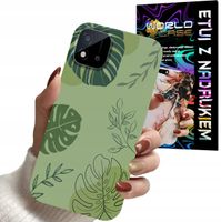 ETUI CASE DO REALME C11 2021 - LIŚCIE WZORY DLA KOBIET KWIATY RÓŻE