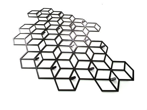 wieszak ścienny geometryczny CUBE na Arena.pl