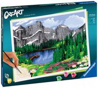 Artystyczny KOMPLET Rozwijający Dla Dzieci Numeromalowanie DOLOMITY Obraz