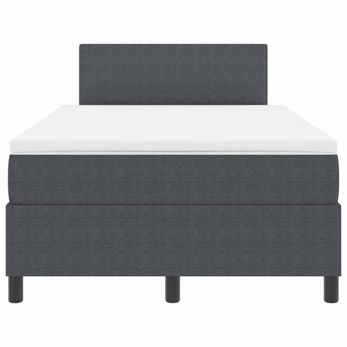 Łóżko sprężynowe ręczne Ciemnoszary i Biały 203 x 120 x 88 cm na Arena.pl