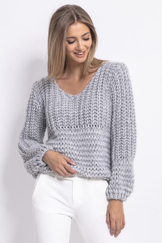 Sweter Chunky Knit F760 Ecru UNI na Arena.pl