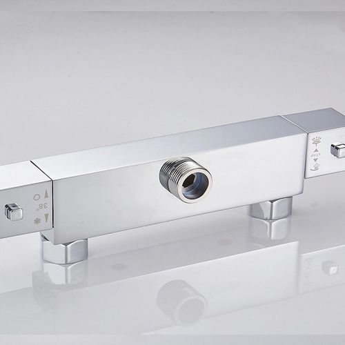 BATERIA TERMOSTATYCZNA DO KABINY PRYSZNICOWEJ NATRYSKOWEJ TERMOSTAT CHROM na Arena.pl