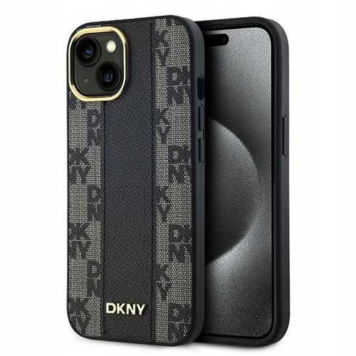 Etui do iPhone 15 Plus / 14 Plus DKNY Leather Checkered Mono MagSafe na Arena.pl