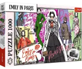 Puzzle 1000 Emily w Paryżu:Modowe Inspiracje TREFL